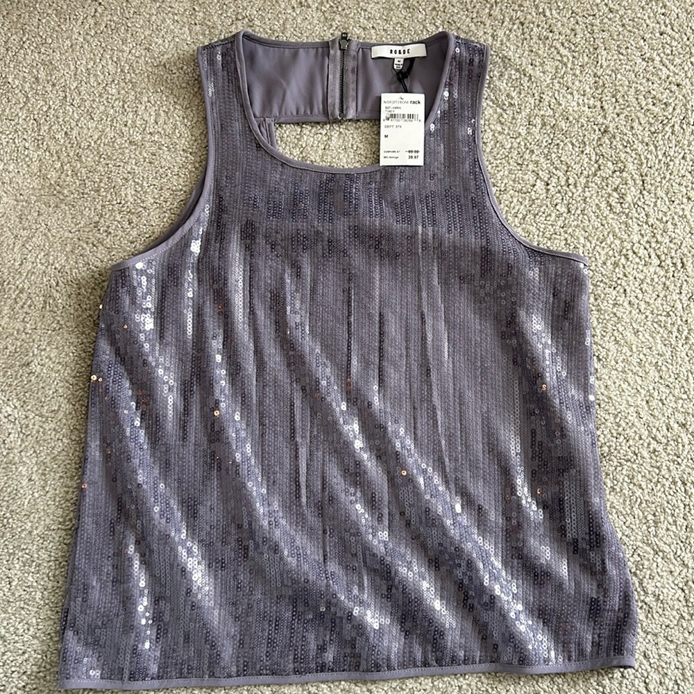 RH&DE sequin top